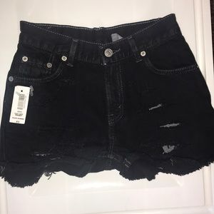 Distressed Levi Shorts